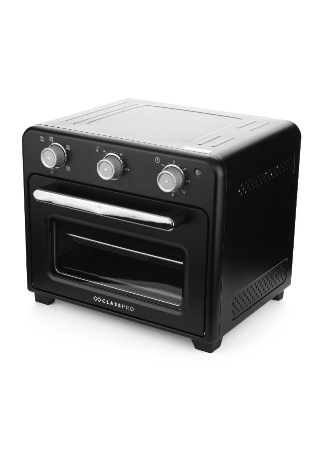 ClassPro فرن متعدد الطهي وقلاية هوائية، 20 لتر، أسود - Image 4